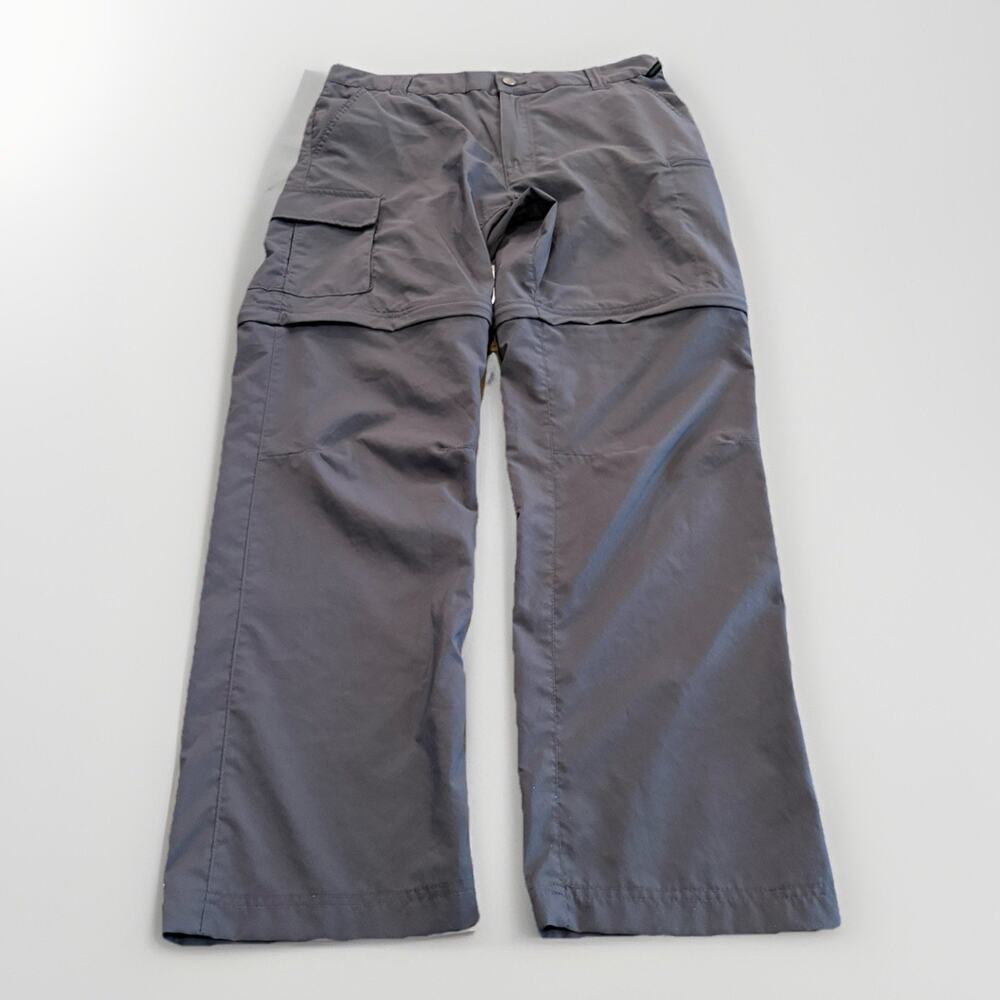 Columbia Mens Gray Silver Ridge Utility Convertible Hiking Cargo Pants 32x30